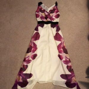 Express size small maxi flowered dress